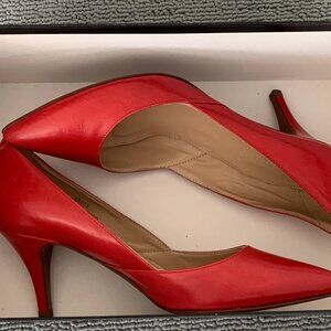 (New) Jcrew, Leather Classic Valentina pumps, Made in Italy, Size 6.5